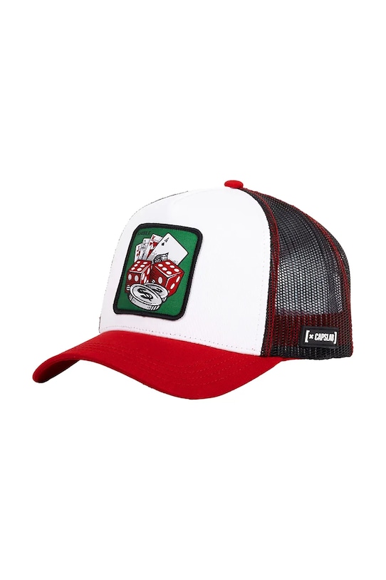 Capslab czapka z daszkiem aplikacja biały CL4.1.CT.GAM