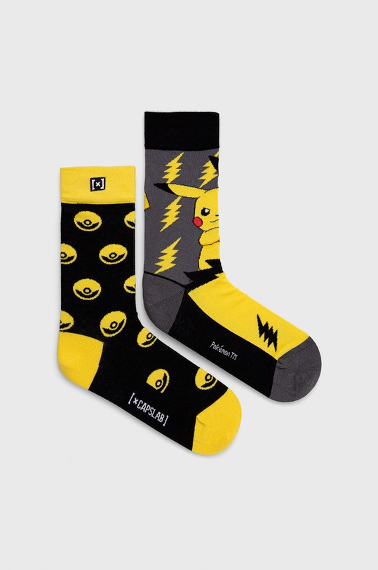 Κάλτσες Capslab X Pokemon ψηλές κάλτσες πολύχρωμο CL.POK.1.CV.PIKA