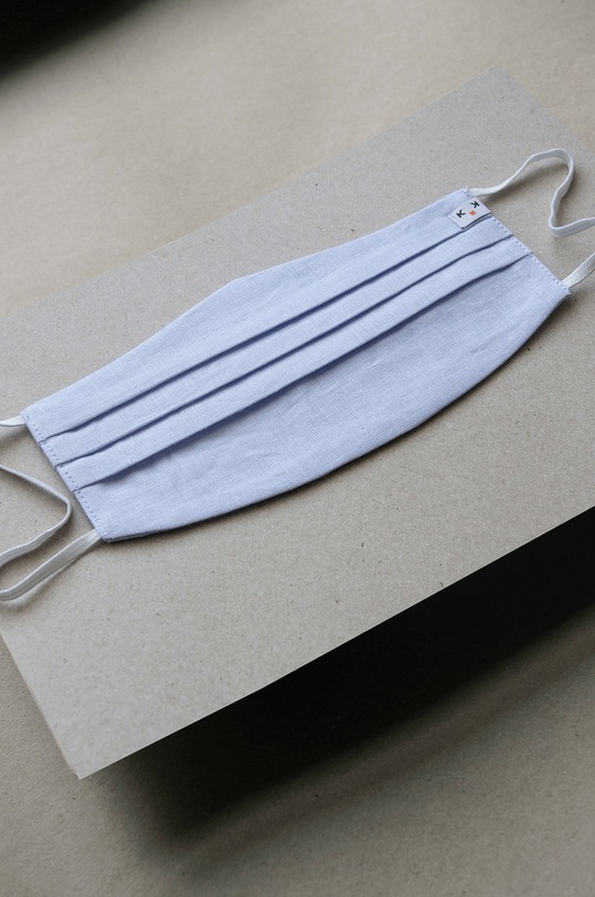 Maskka - Maseczka ochronna CANVAS niebieski 1583