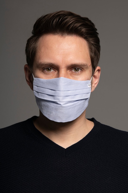 Akcesoria Maskka - Maseczka ochronna CANVAS 1583 niebieski