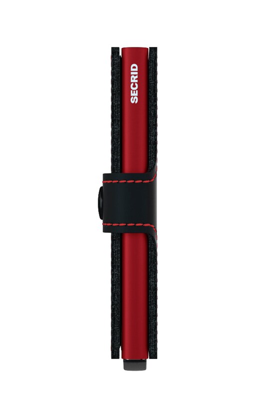 Kožená peněženka Secrid černá MM.Black.Red