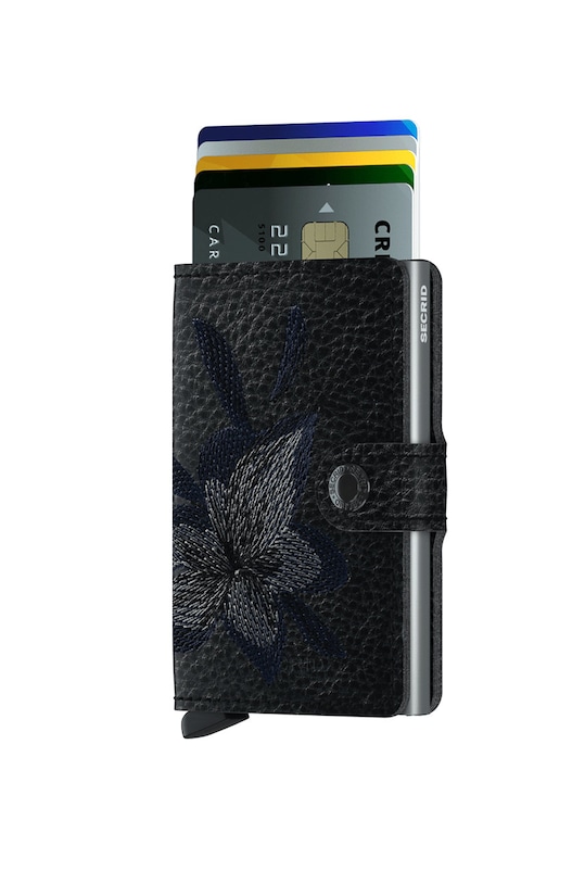 Secrid - Portofel de piele MSt.Magnolia.Black negru ZA00