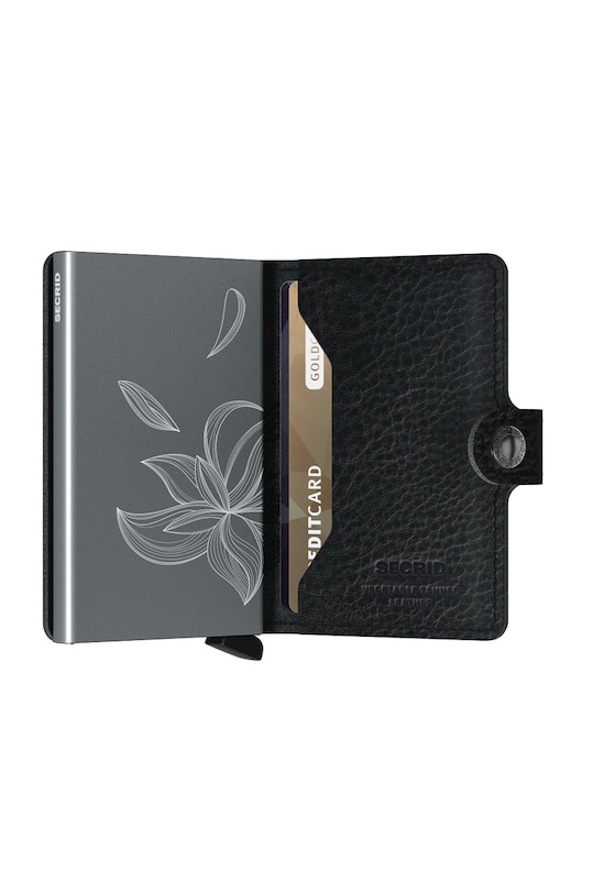Accesorii Secrid - Portofel de piele MSt.Magnolia.Black negru