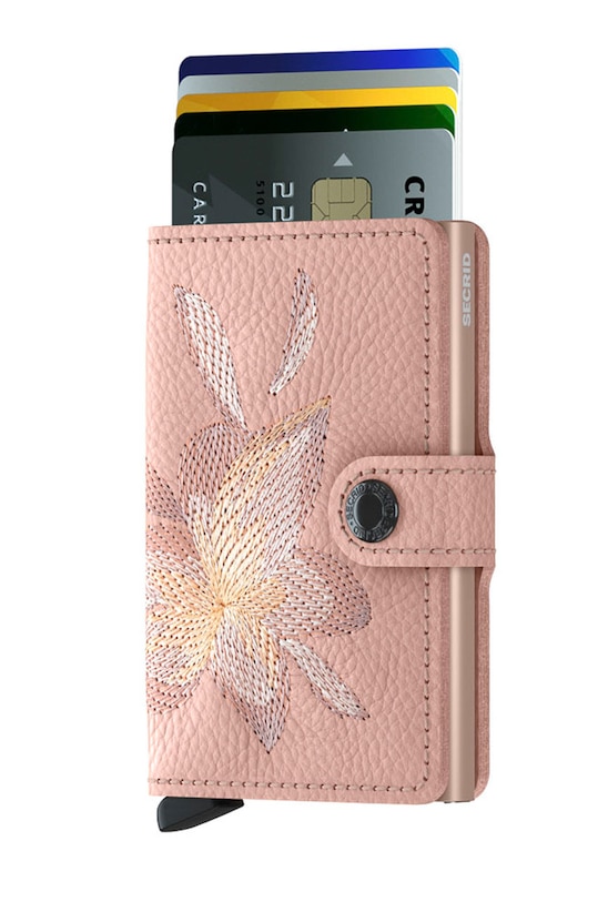 Secrid - Kožená peňaženka MSt.Magnolia.Rose ružová ZA00