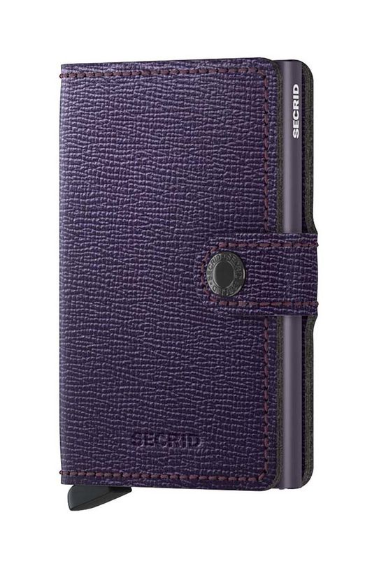 denarnica Secrid Zrnato usnje vijolična MC.Purple