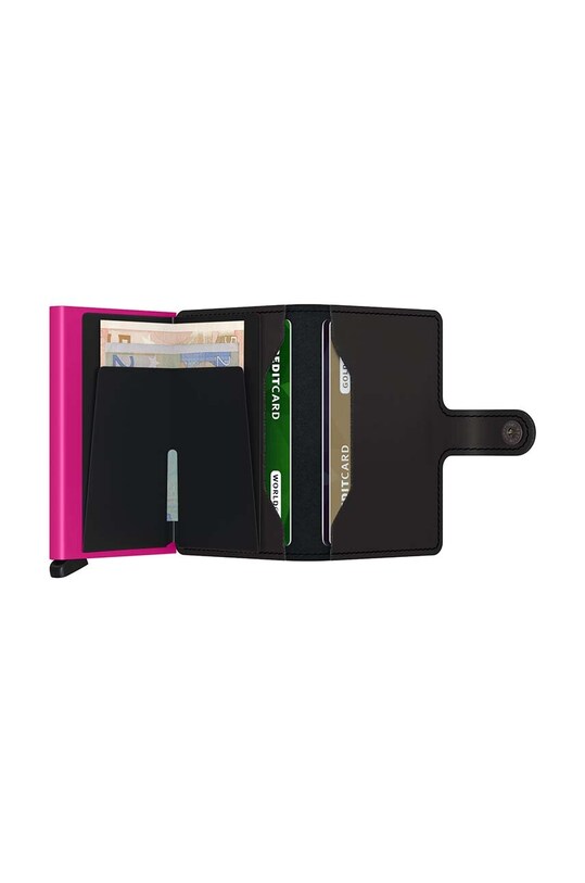 Akcesoria Secrid portfel MM.Black.Fuchsia czarny