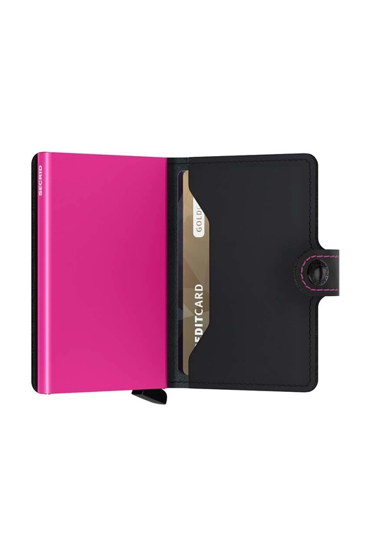 Secrid portfel czarny MM.Black.Fuchsia