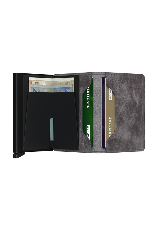 Doplnky Kožená peňaženka Secrid SV.GreyBlack sivá