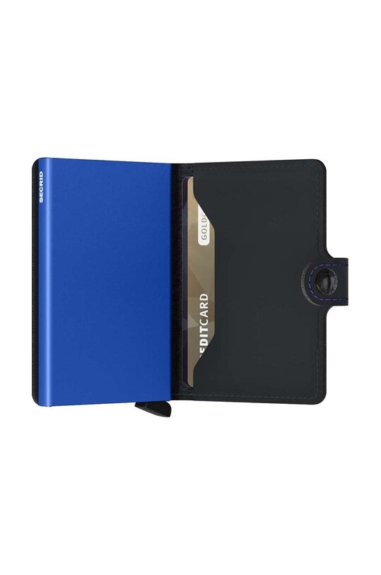 Secrid portofel negru MM.Black.Blue
