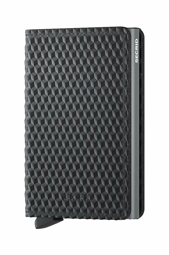 Гаманець Secrid лицьова шкіра чорний SCu.Black.Titanium