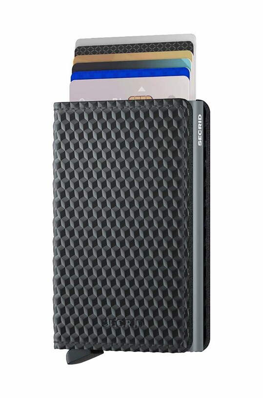 Гаманець Secrid SCu.Black.Titanium чорний ZA00