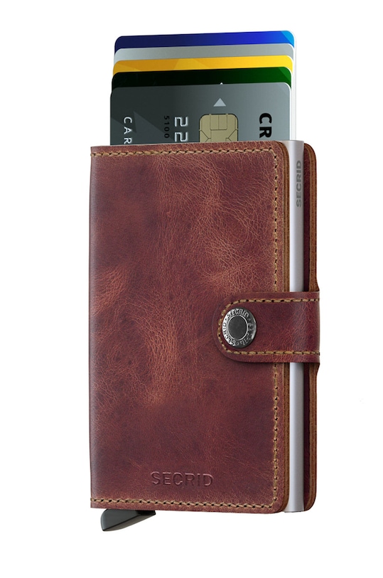 Secrid leather wallet MV.Brown brown ZA00
