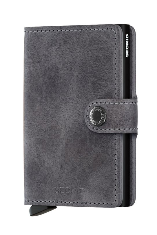 Secrid usnjena denarnica Sintetični siva MV.Grey.Black