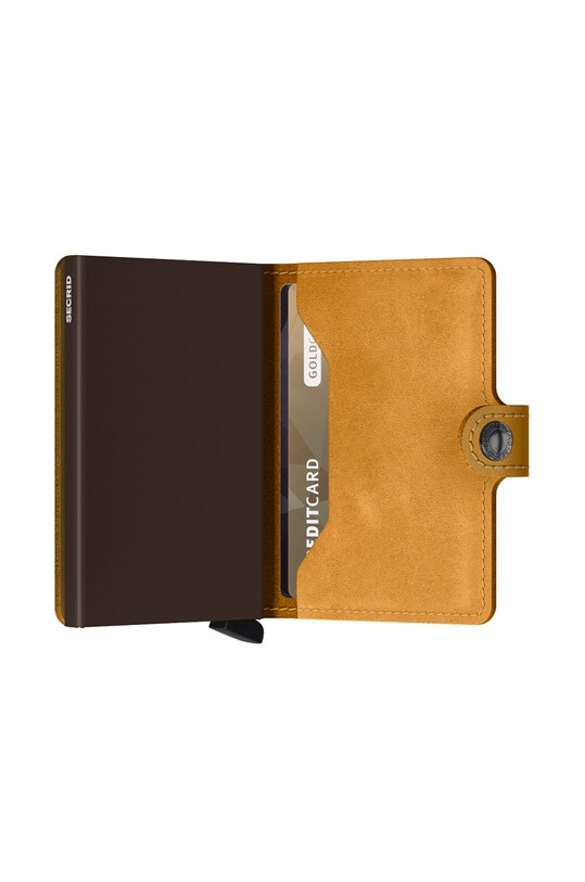 Accessories Secrid leather wallet MV.Ochre yellow
