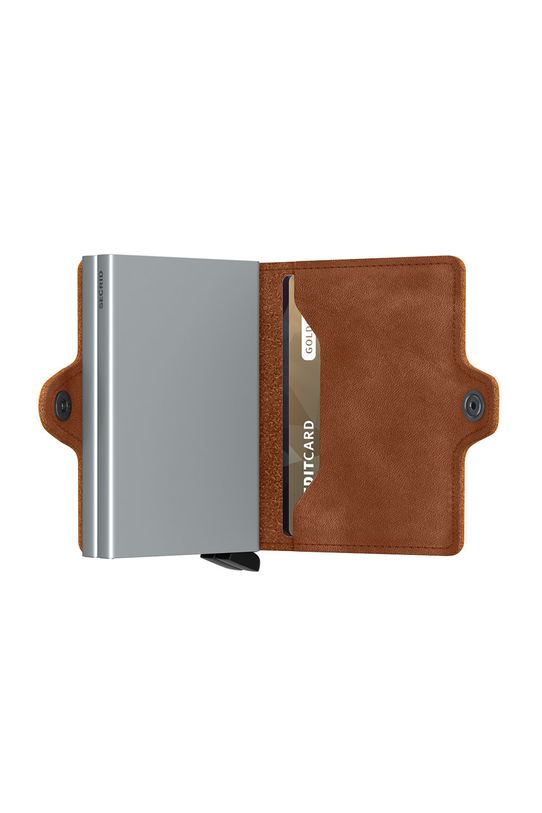 Accesorii Secrid - Portofel de piele TV.Cognac.Silver maro
