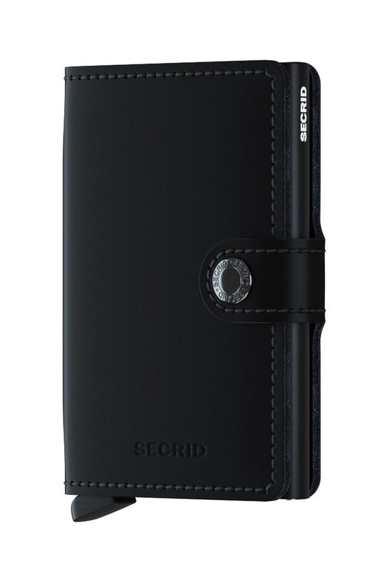 Secrid portofel de piele piele negru MM.Black