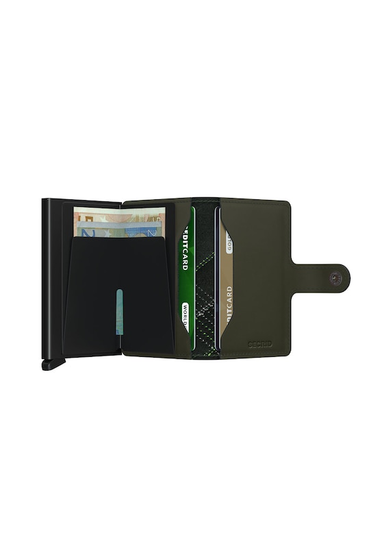 Accesorii Secrid - Portofel de piele MSt.Linea.Lime verde