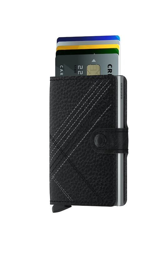 Secrid - Portofel de piele MSt.Linea.Black negru ZA00