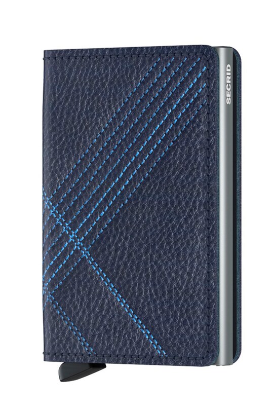 Secrid - Kožni novčanik SSt.Linea.Navy mornarsko plava ZA00