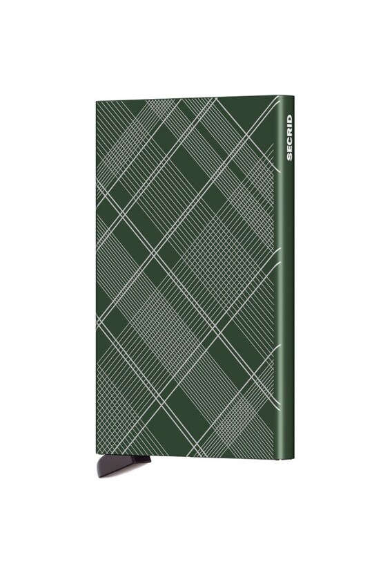 Secrid - Portfel CLa.TartanGreen zielony ZA00