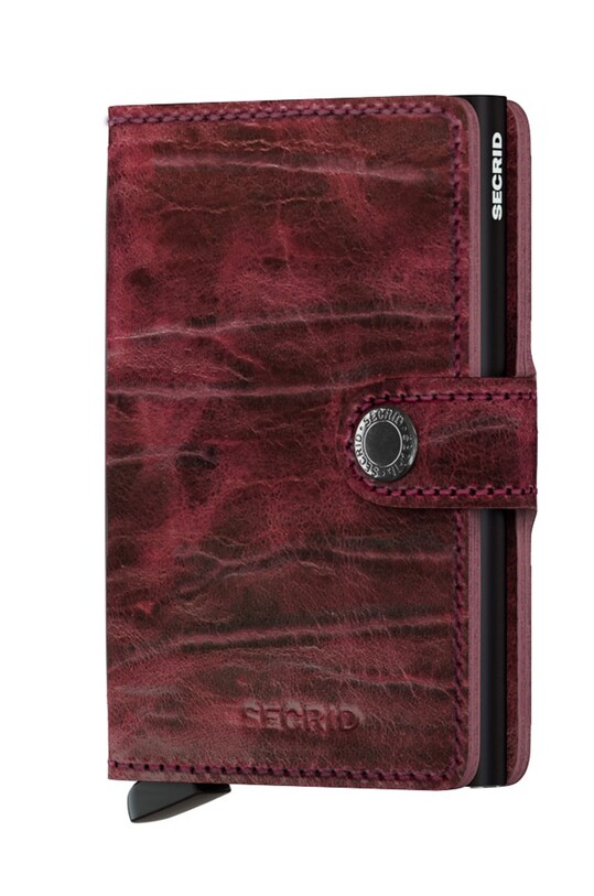 Secrid - Кожаный кошелек MDM.Bordeaux красный ZA00