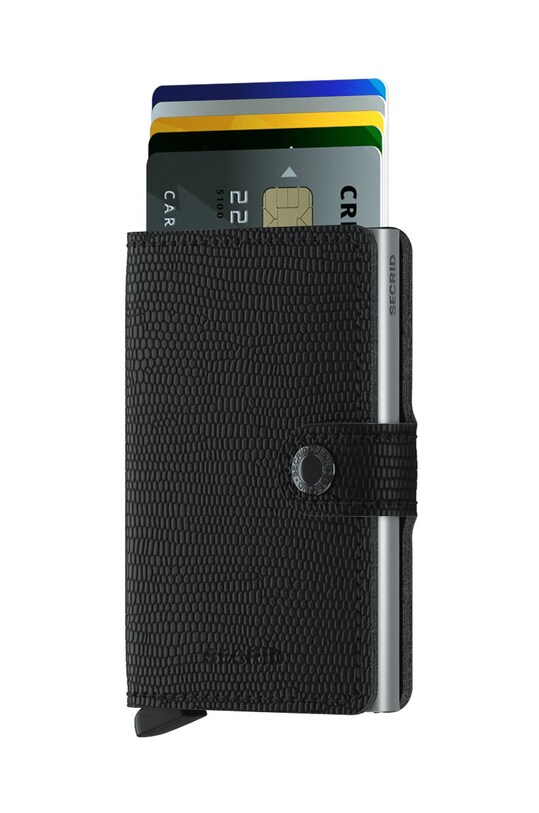 Secrid Portofel de piele MRa.Black negru ZA00