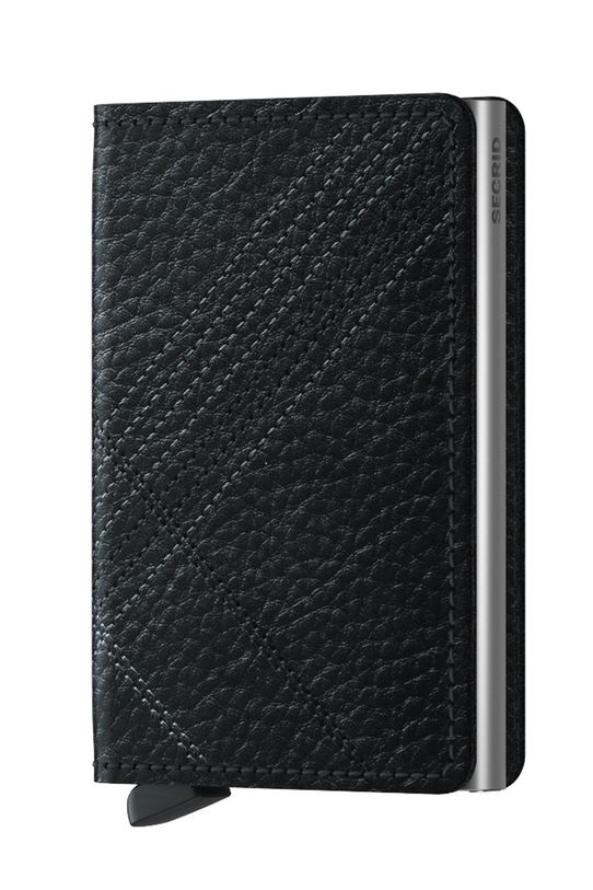Secrid Portofel de piele piele negru SSt.LineaBlack