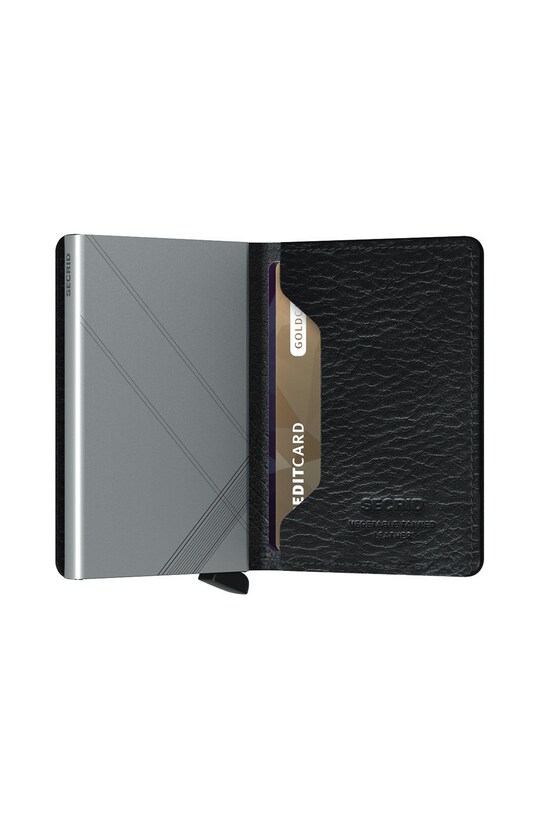Accessories Secrid leather wallet SSt.LineaBlack black