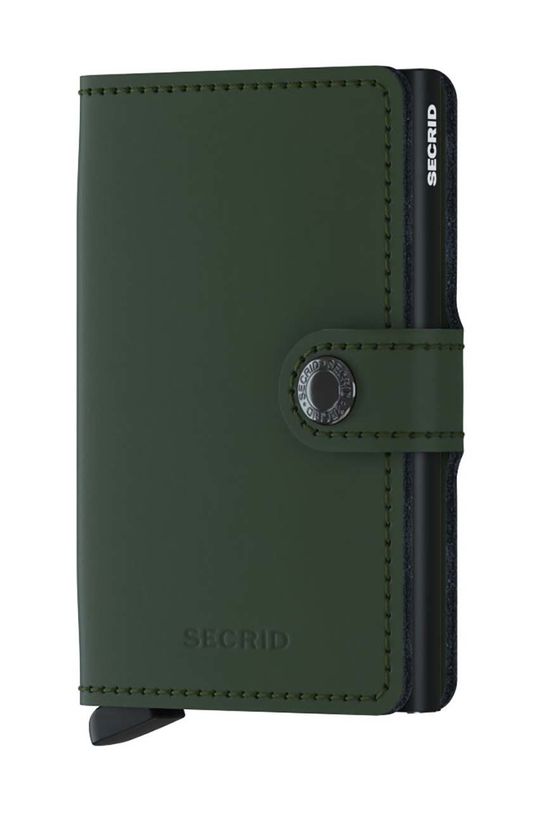 Гаманець Secrid лицьова шкіра чорний MM.Green.Black