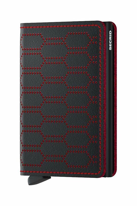Портмоне Secrid гладка кожа черен SFu.BlackRed