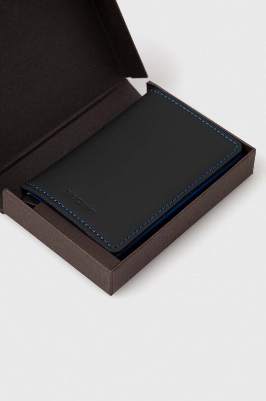 Кошелек Secrid чёрный SM.BlackBlue