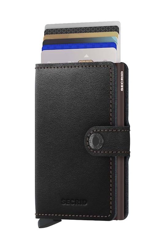 Kožená peňaženka Secrid Black & Brown M.Black.Brown čierna ZA00