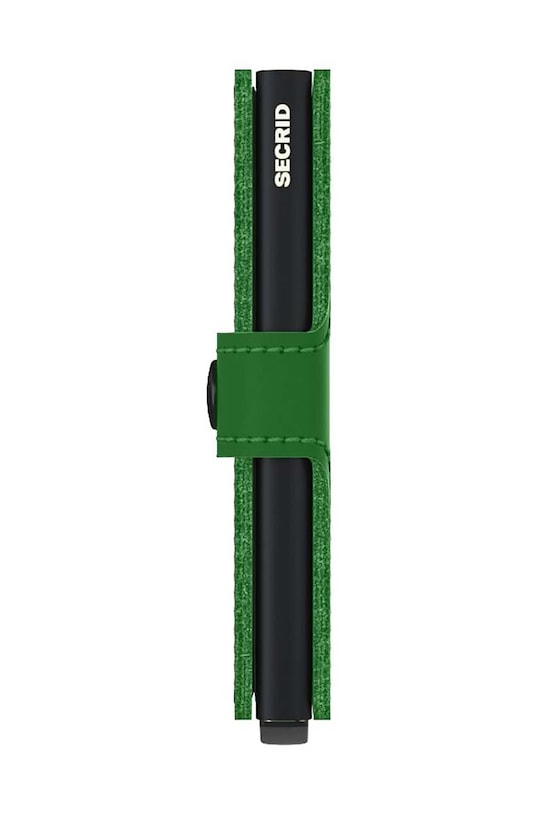 Secrid portofel de piele Miniwallet Matte Bright Green MM.Bright.Green verde