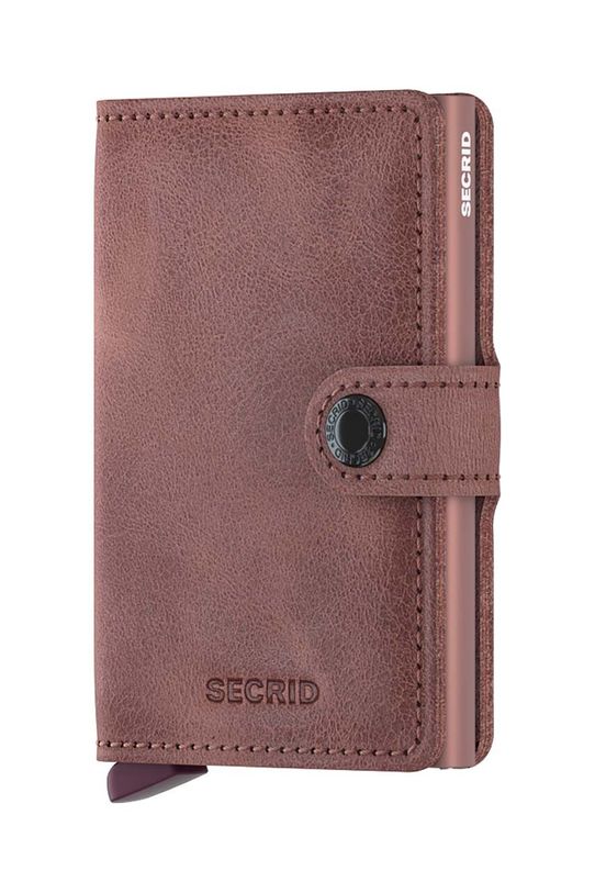 Secrid portofel de piele Vintage Mauve
