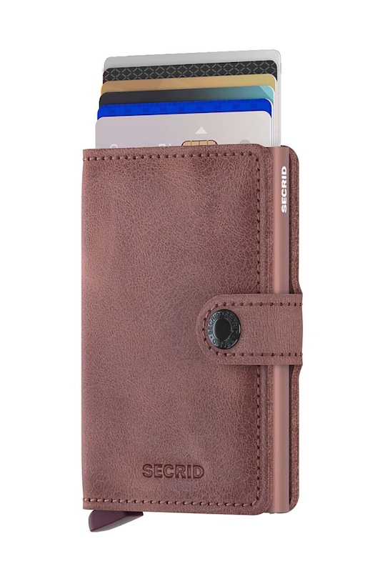 Kožni novčanik Secrid Vintage Mauve MV.Mauve roza ZA00