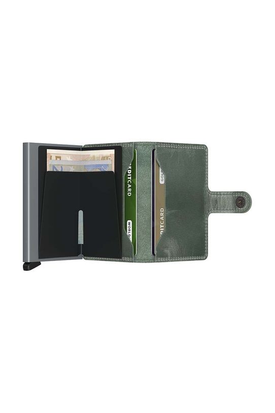 Αξεσουάρ Δερμάτινο πορτοφόλι Secrid Miniwallet Vintage Sage MV.Sage πράσινο
