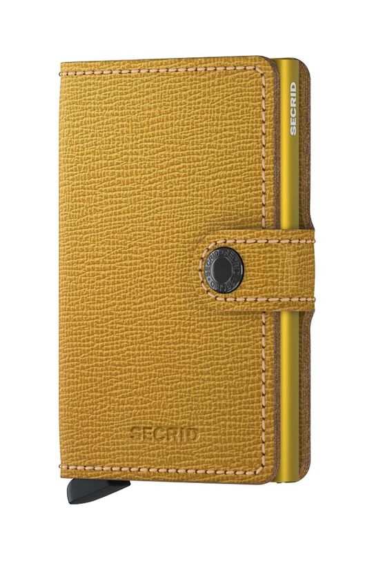Гаманець Secrid Crisple Ochre лицьова шкіра жовтий MC.Ochre