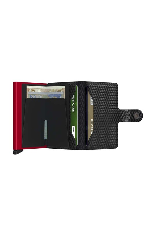 Doplnky Kožená peňaženka Secrid Cubic Black-Red MCu.Black.Red čierna