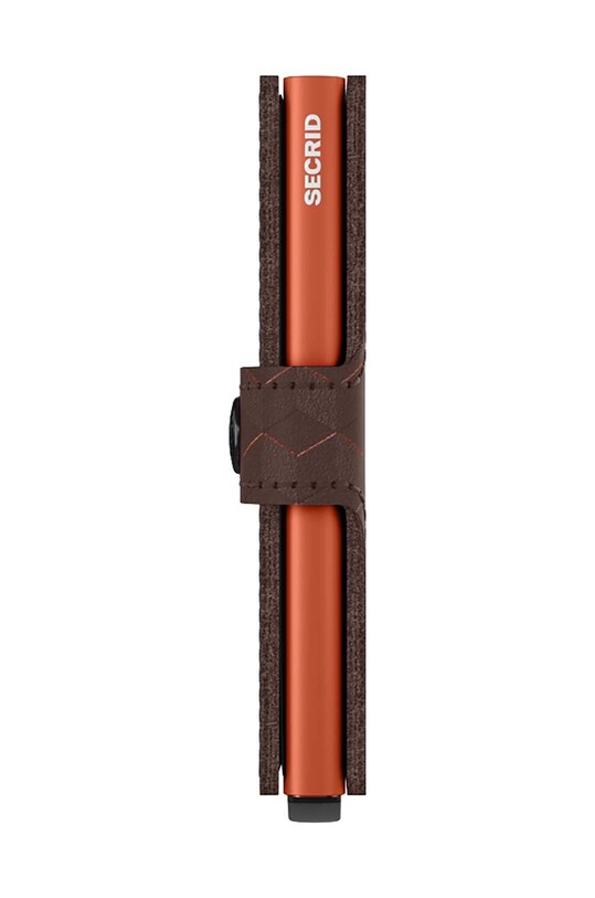 Шкіряний гаманець Secrid Optical Brown-Orange MOp.Brown.Orange коричневий
