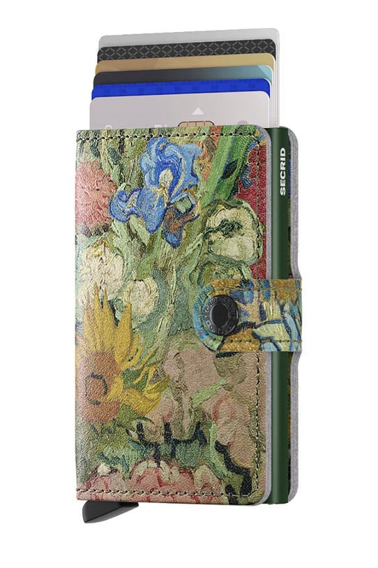 Secrid portfel skórzany Miniwallet Art Almond Blossom MAr.Almond.Blossom multicolor ZA00