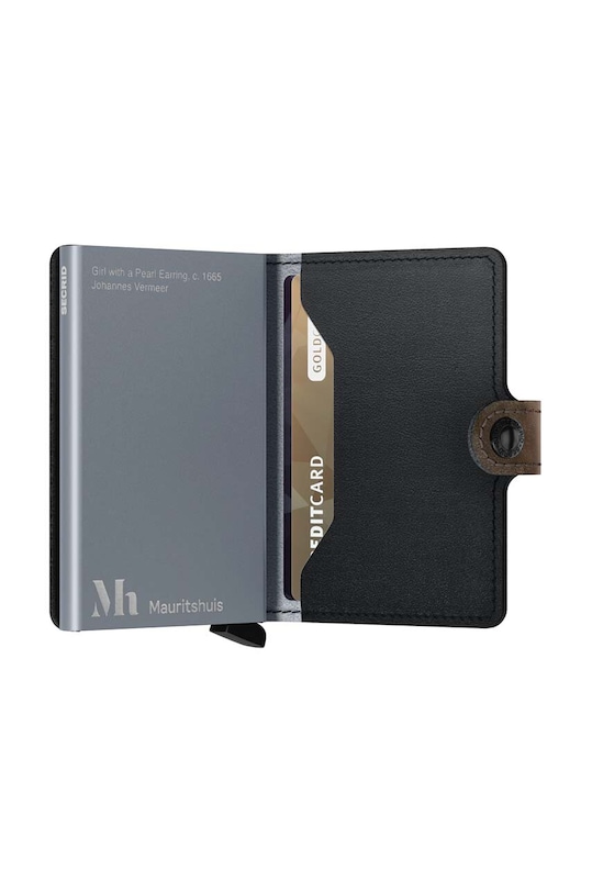 Шкіряний гаманець Secrid Miniwallet Art Pearl Earring барвистий MAr.Pearl.Earring