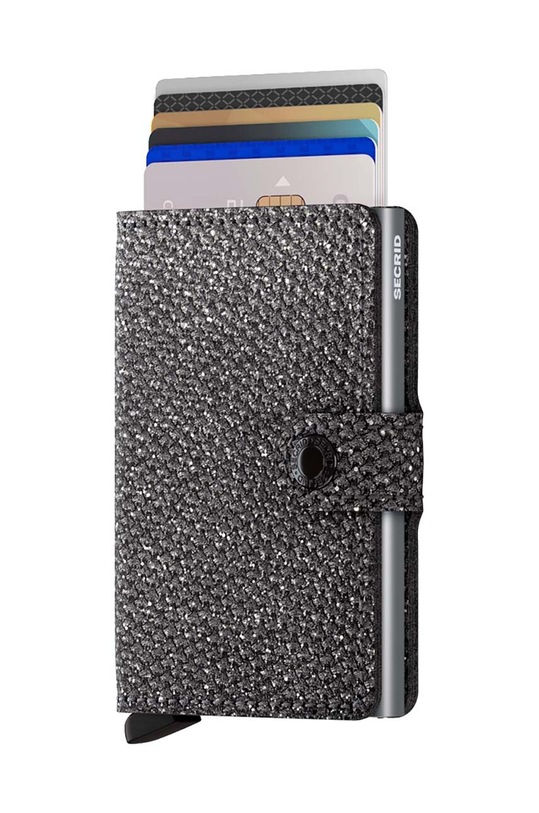 Kožená peňaženka Secrid Miniwallet Sparkle Silver MSp.Silver strieborná ZA00