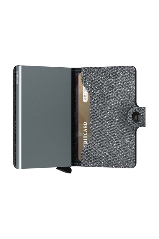 Kožená peňaženka Secrid Miniwallet Sparkle Silver strieborná MSp.Silver