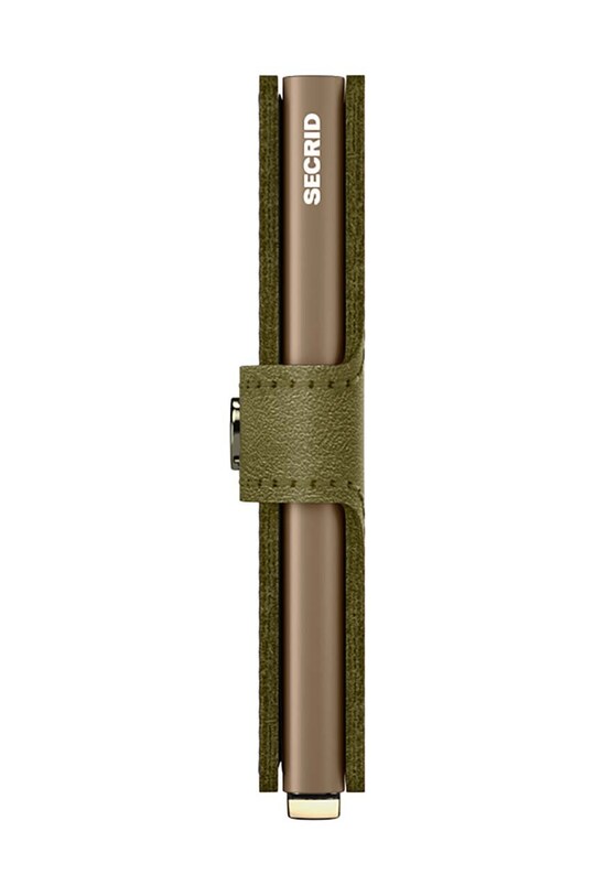 Кожаный кошелек Secrid MDu.Olive зелёный