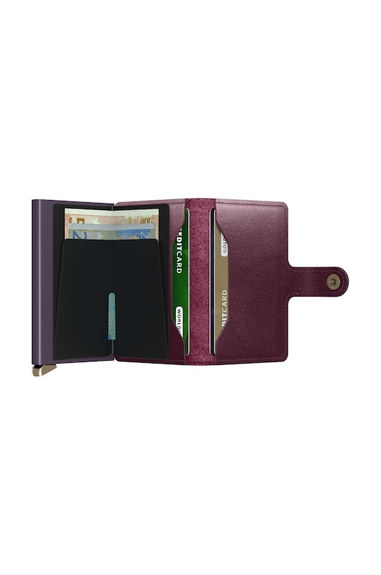 Аксессуары Кожаный кошелек Secrid MDu.Bordeaux бордо