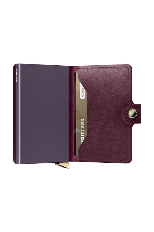 Кожаный кошелек Secrid бордо MDu.Bordeaux