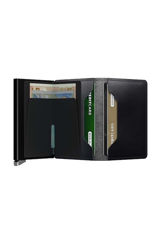 Аксесуари Шкіряний гаманець Secrid SDu.Black чорний