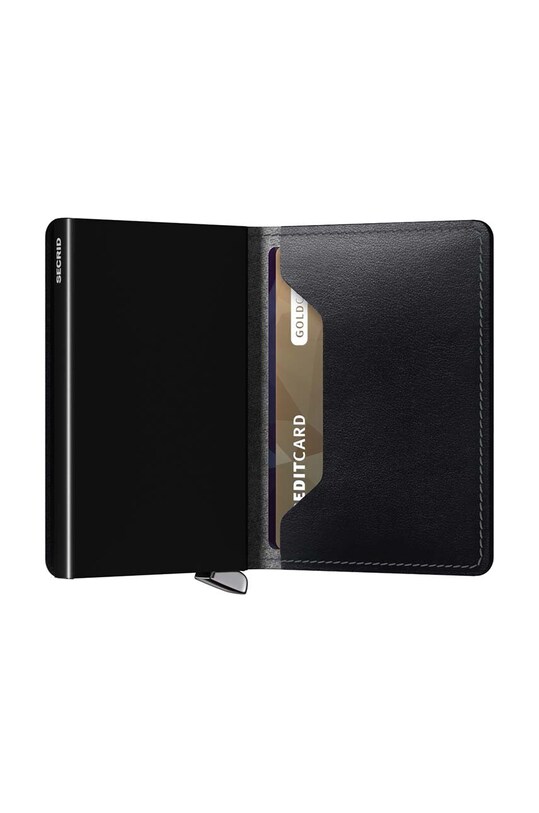 Шкіряний гаманець Secrid чорний SDu.Black