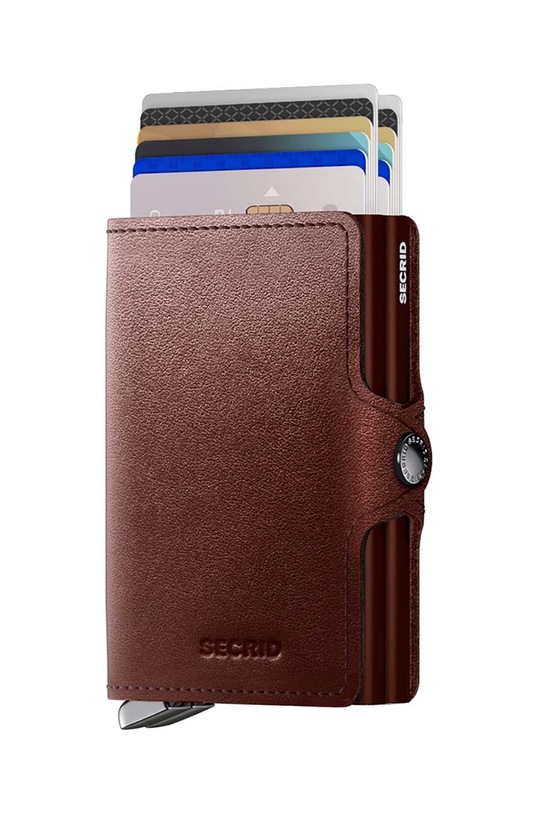 Kožená peňaženka Secrid TDu.DarkBrown hnedá ZA00