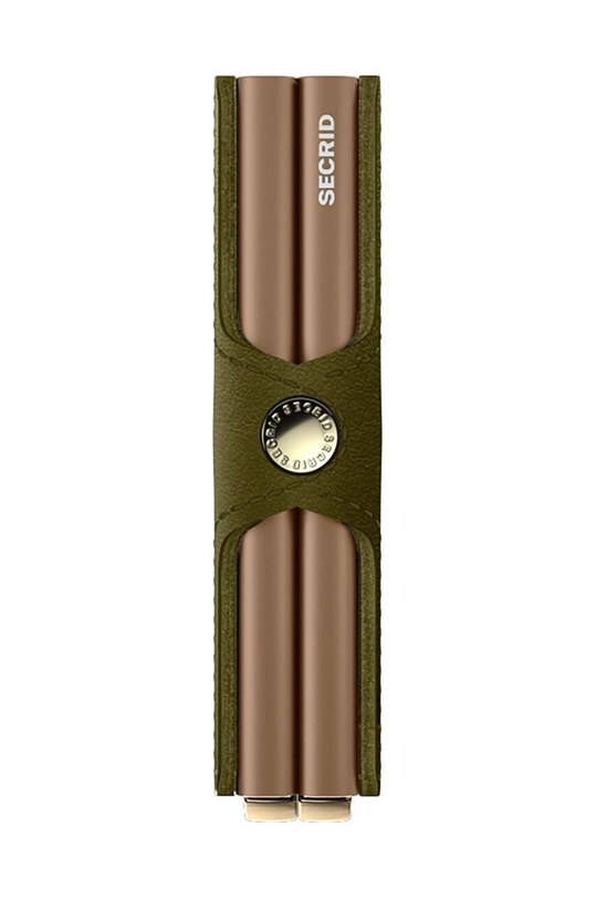 Secrid portofel de piele TDu.Olive verde
